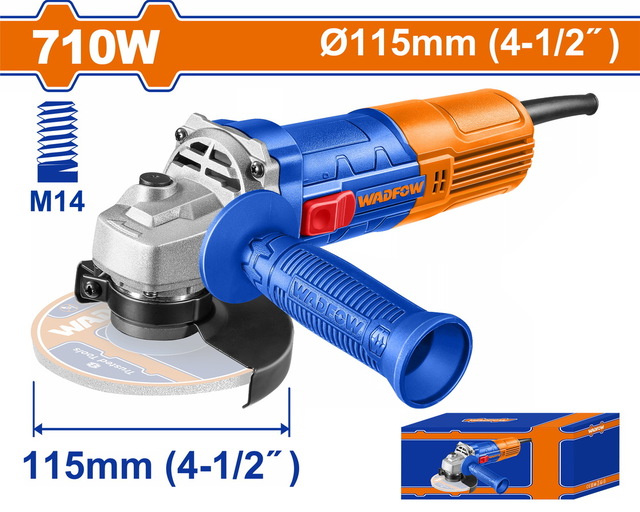 WADFOW Angle grinder 710W / 115mm (WAG15761E)