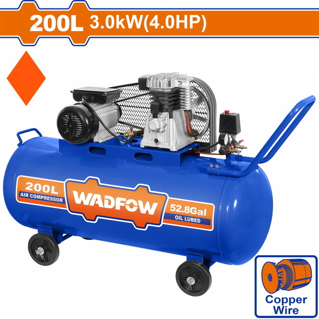 WADFOW ΑΕΡΟΣΥΜΠΙΕΣΤΗΣ ΙΜΑΝΤΑ 3kW / 4HP / 200Lit (WAP4R22)