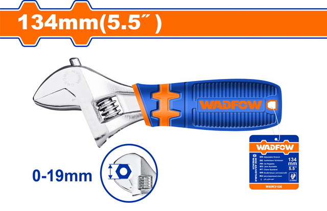 WADFOW Mini adjustable wrench 5.5