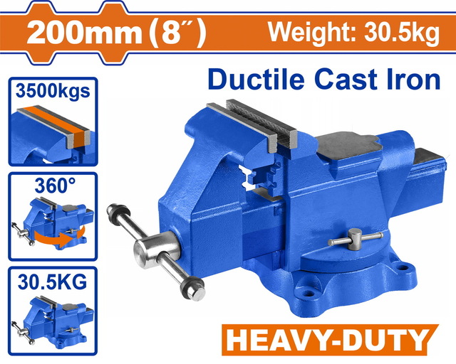 WADFOW Heavy-duty bench vice (WBV2A08)