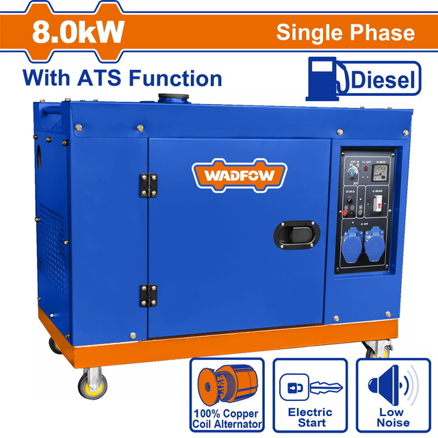 WADFOW Silent diesel generator (WDG2A100-1)