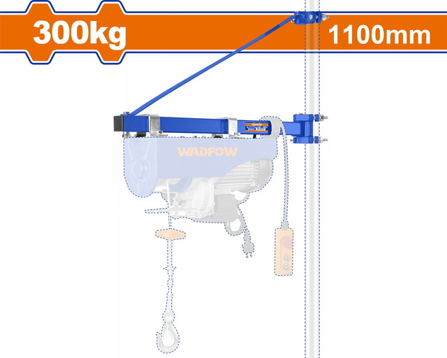 WADFOW Rotary Hoist Frame 1100mm / 300Kg (WETS1A02)