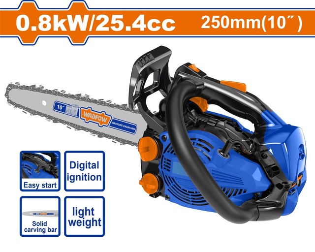 WADFOW Gasoline chain saw CARVING 25.4cc / 1.2HP / 25cm (WGC2525)