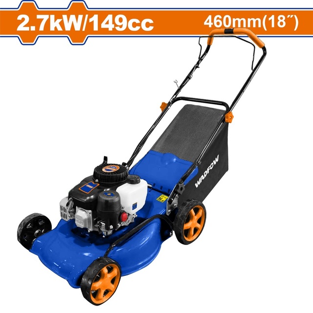 WADFOW Gasoline lawn mower 149cc / 3.5ΗΡ / 46cm (WGM3A18)