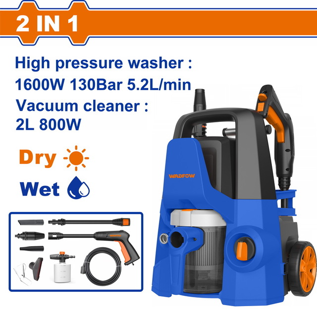 WADFOW 2-in-1 Pressure washer&vacuum cleaner (WHP4A16)