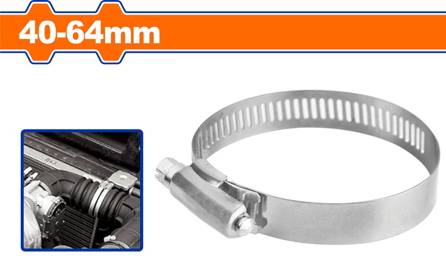 WADFOW American type hose clamp 40-64mm 20pcs (WHU2908)