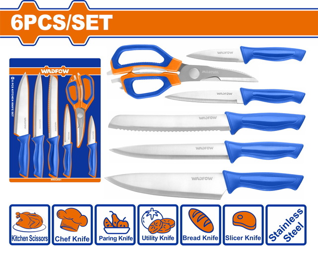WADFOW Scissors and kitchen knife set (WKK2K61)