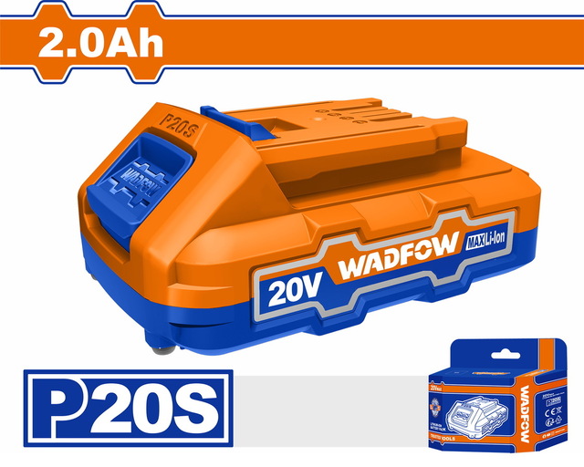 WADFOW ΜΠΑΤΑΡΙΑ Li-ion 20V / 2Ah (WLBP520E)