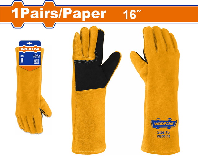 WADFOW Welding leather gloves 16'' (WLG3116)