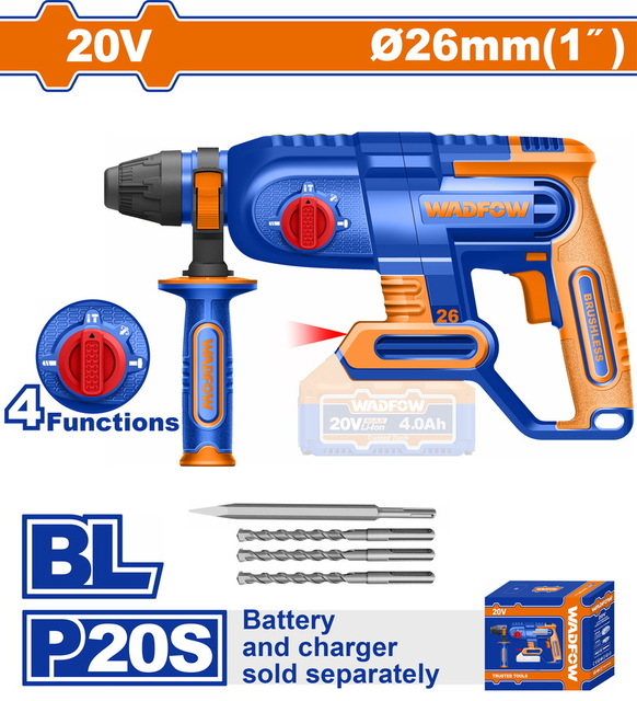 WADFOW Cordless rotary hammer (WLM1526)