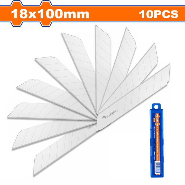 WADFOW 10 Pcs snap-off knife blades set (WΜΚ1Κ18)