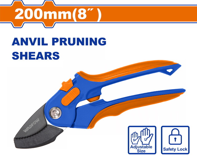 WADFOW Anvil pruning shears 200mm (WPA1E04)