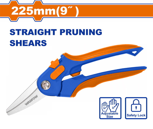 WADFOW Straight pruning shears 225mm (WPA1E05)