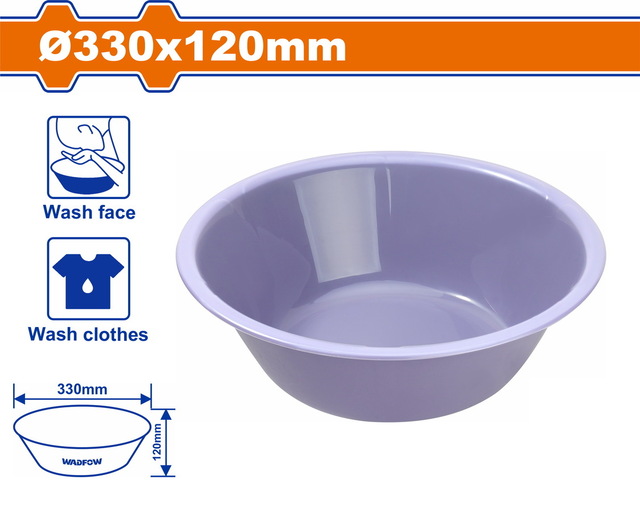 WADFOW Plastic wash basin F-330 X 120mm (WPY1333)