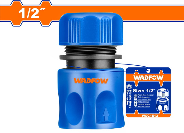 WADFOW Plastic hose connector 1/2