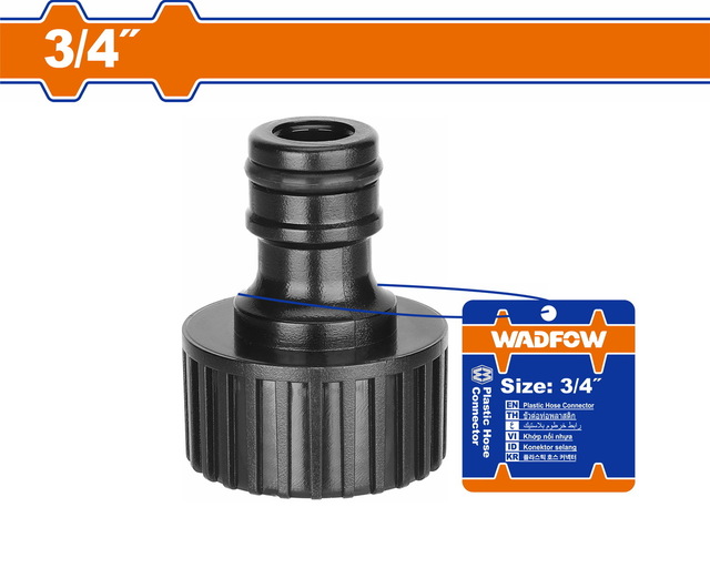 WADFOW Plastic hose connector 3/4