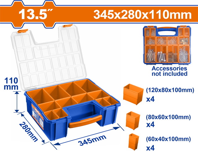 WADFOW Plastic Organizer 13.5