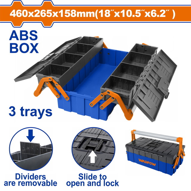 WADFOW Plastic tool box (WTB4303)