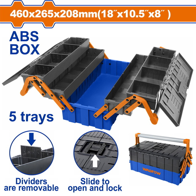 WADFOW  Plastic tool box (WTB4305)