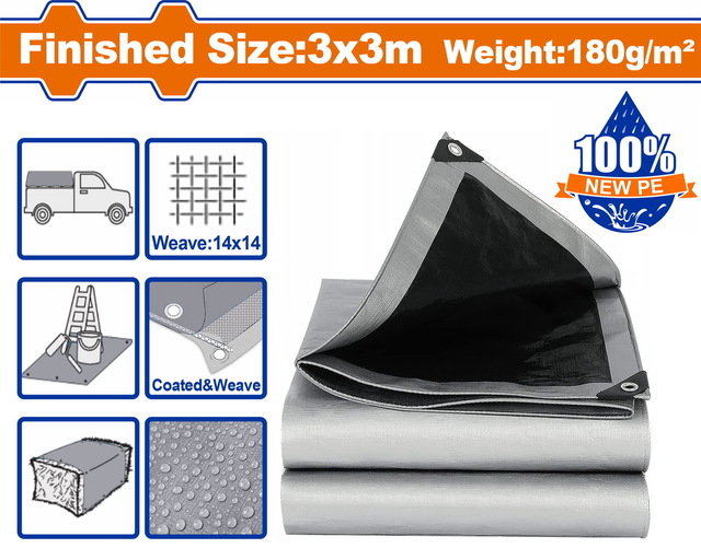 WADFOW Tarp 180gr/m2 3X3m (WTQ8833)