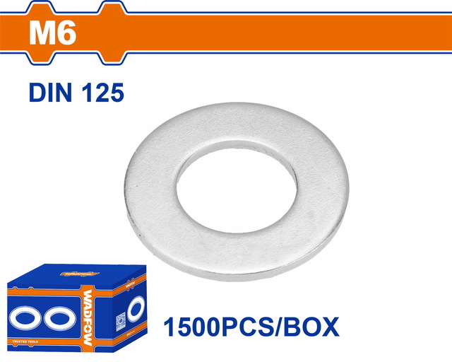 WADFOW Washers DIN125 6mm 1500pcs (WVWB511)