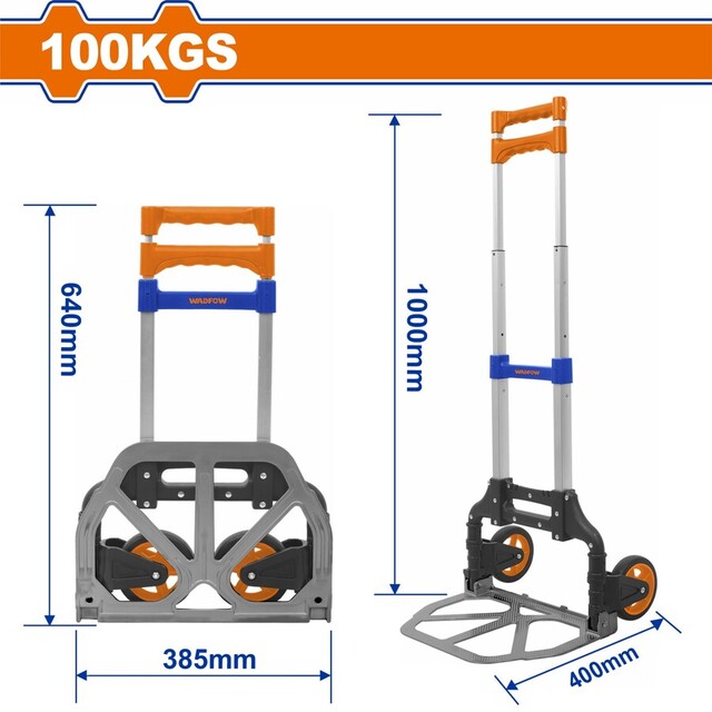 WADFOW Foldable hand truck 100Kg (WWB8A10)