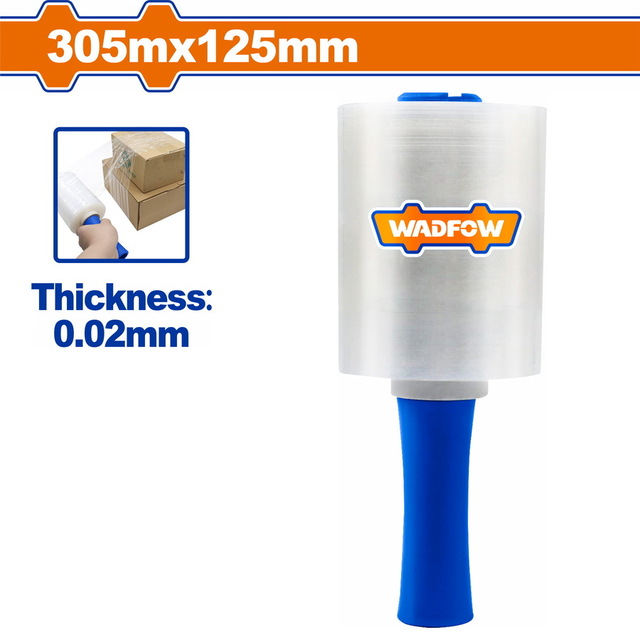 WADFOW Stretch wrap film 125mm X 305m X 0.02mm (WXR1303)