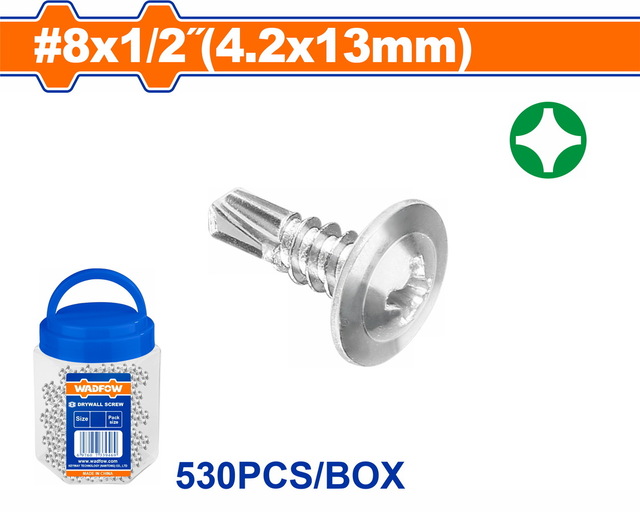 WADFOW Truss head self-drilling screw 8 X 1/2