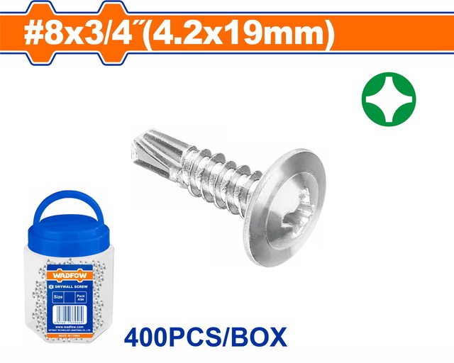 WADFOW ΛΑΜΑΡΙΝΟΒΙΔΑ ΑΥΤΟΔ/ΤΗ ΓΑΛΒ. WAFFER 8 X 3/4