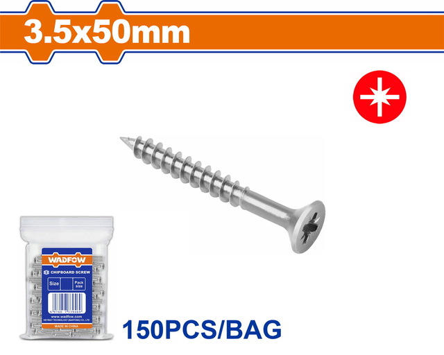 WADFOW Chipboard screw 3.5 Χ 50mm 150pcs (WXS592A10)