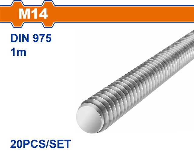 WADFOW ΝΤΙΖΑ-ΟΛΟΠΑΣΟ ΓΑΛΒΑΝΙΖΕ 4.8 DIN975 14mm / 1m (WXSZ314)