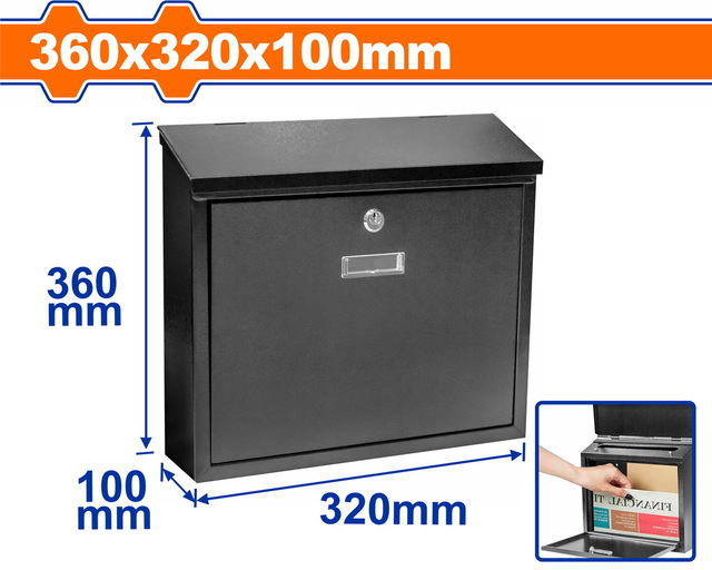 WADFOW Mailbox 360X320X100mm (WXXX3502)