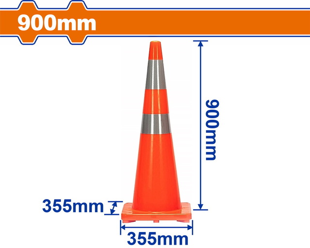 WADFOW Traffic cone PVC 90cm (WYJ1Α90)
