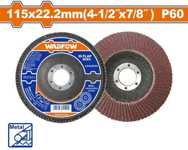 WADFOW ΠΟΛΥΠΤΕΡΟ ΓΥΑΛΙΣΜΑΤΟΣ 115mm Ρ60 (WYL0412)