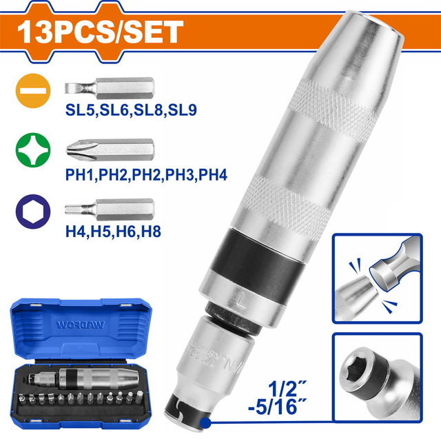 WADFOW 13 Pcs impact driver set (WYM1B13)