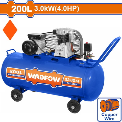 WADFOW Air compressor  3kW / 4HP / 200Lit (WAP4R22)