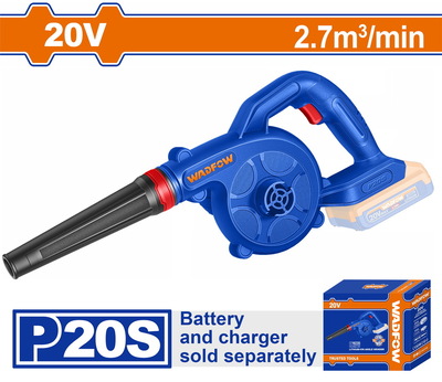 WADFOW ΦΥΣΗΤΗΡΑΣ ΜΠΑΤ. Li-ion 20V ΧΩΡΙΣ ΜΠΑΤΑΡΙΑ & ΦΟΡΤΙΣΤΗ (WBLP552)