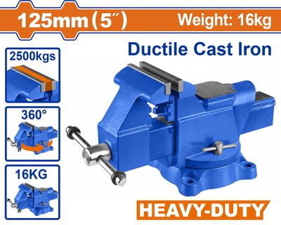 WADFOW Heavy-duty bench vice (WBV2A05)
