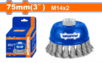 WADFOW Wire cup brush 75mm / M14 (WCE2401)