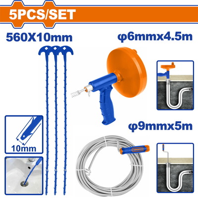 WADFOW Drain auger set (WDD9301)
