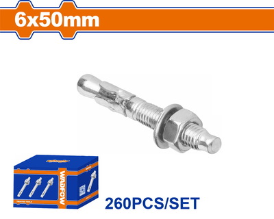 WADFOW ΒΙΣΜΑΤΑ ΜΕΤΑΛΛΙΚΑ ΓΑΛΒ. EXPRESS 6 Χ 50 260ΤΕΜ (WDQ2511)