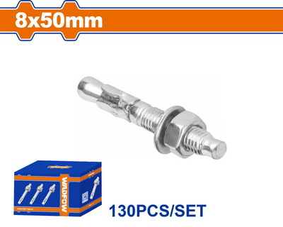 WADFOW ΒΙΣΜΑΤΑ ΜΕΤΑΛΛΙΚΑ ΓΑΛΒ. EXPRESS 8 Χ 50 130ΤΕΜ (WDQ2521)