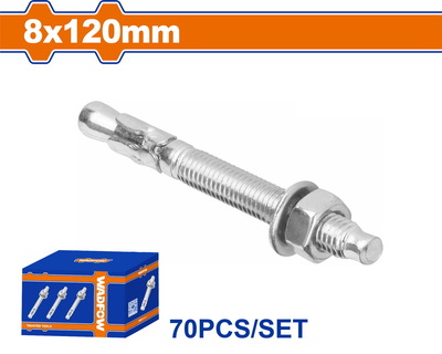 WADFOW ΒΙΣΜΑΤΑ ΜΕΤΑΛΛΙΚΑ ΓΑΛΒ. EXPRESS 8 Χ 120 70ΤΕΜ (WDQ2525)