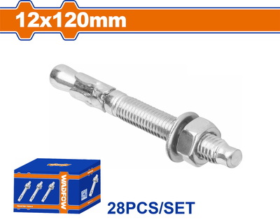 WADFOW ΒΙΣΜΑΤΑ ΜΕΤΑΛΛΙΚΑ ΓΑΛΒ. EXPRESS 12 Χ 120 28ΤΕΜ (WDQ2545)