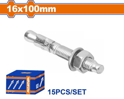 WADFOW ΒΙΣΜΑΤΑ ΜΕΤΑΛΛΙΚΑ ΓΑΛΒ. EXPRESS 16 Χ 100 15ΤΕΜ (WDQ2554)