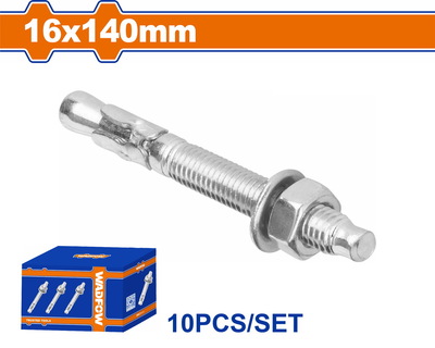 WADFOW ΒΙΣΜΑΤΑ ΜΕΤΑΛΛΙΚΑ ΓΑΛΒ. EXPRESS 16 Χ 140 10ΤΕΜ (WDQ2556)