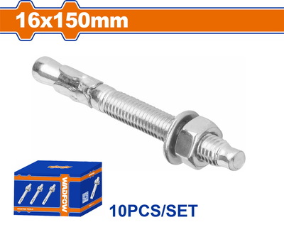 WADFOW ΒΙΣΜΑΤΑ ΜΕΤΑΛΛΙΚΑ ΓΑΛΒ. EXPRESS 16 Χ 150 10ΤΕΜ (WDQ2557)