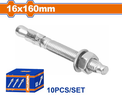 WADFOW ΒΙΣΜΑΤΑ ΜΕΤΑΛΛΙΚΑ ΓΑΛΒ. EXPRESS 16 Χ 160 10ΤΕΜ (WDQ2558)
