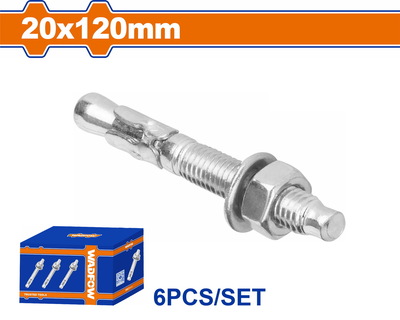 WADFOW ΒΙΣΜΑΤΑ ΜΕΤΑΛΛΙΚΑ ΓΑΛΒ. EXPRESS 20 Χ 120 6ΤΕΜ (WDQ2565)