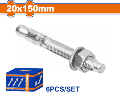 WADFOW ΒΙΣΜΑΤΑ ΜΕΤΑΛΛΙΚΑ ΓΑΛΒ. EXPRESS 20 Χ 150 6ΤΕΜ (WDQ2567)